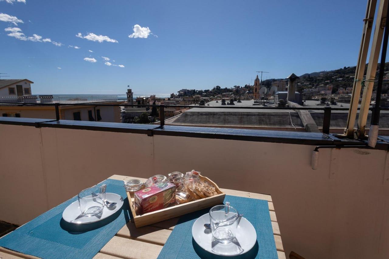 Casa Daniela - Terrazza Vista Mare Super Centrale Rapallo Exterior foto